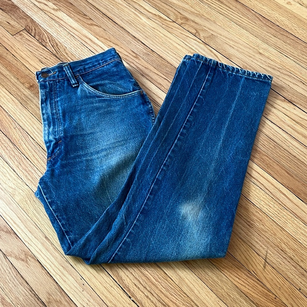 Rustler 100% cotton made in USA Vintage boot cut straight leg jeans